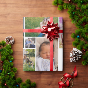 Cadeau Joy personnalisé papier d'enveloppement photo pers