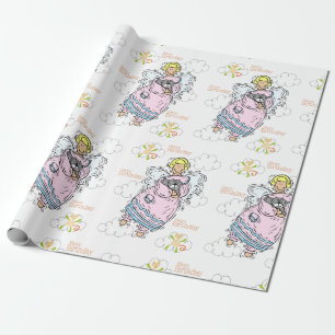 Cadeau Joyeux Anniversaire Papier à envelopper Chat Dame 
