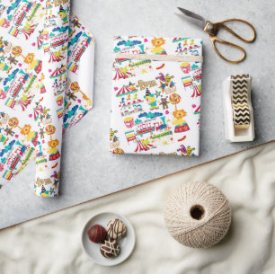 Cadeau Joyeux Anniversaire Papier Carnaval Cirque