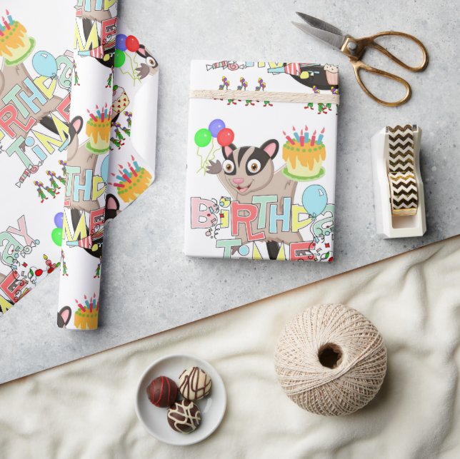 Cadeau Joyeux Anniversaire Papier Possum Cake (Artisanat)