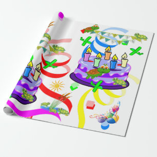 Cadeau Joyeux Anniversaire Tortues en papier