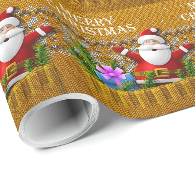 Cadeau Joyeux Noël 98 Options d'image Papier d'enveloppem (Coin rond)