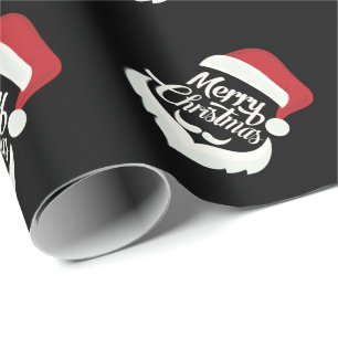 Cadeau Joyeux Noël Chapeau du Père Noël papier d'emballag
