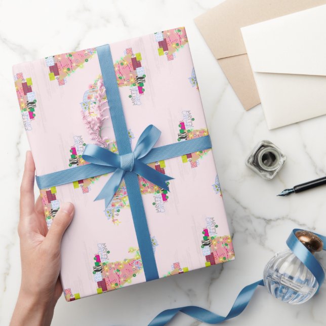 Cadeau Joyeux Noël Papier d'enveloppement de Noël (Cadeaux)