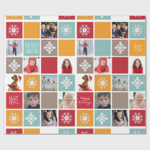 Cadeau Joyeux Noël photo papier enveloppement