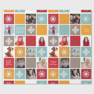 Cadeau Joyeux Noël photo papier enveloppement