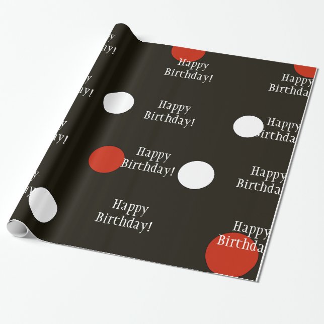 Cadeau Joyeux papier d'emballage de Madame Bug (Déroulé)