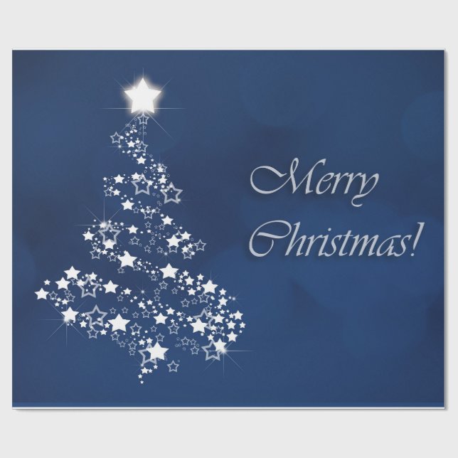 Cadeau Joyeux papier d'enveloppement de Noël (Plat)