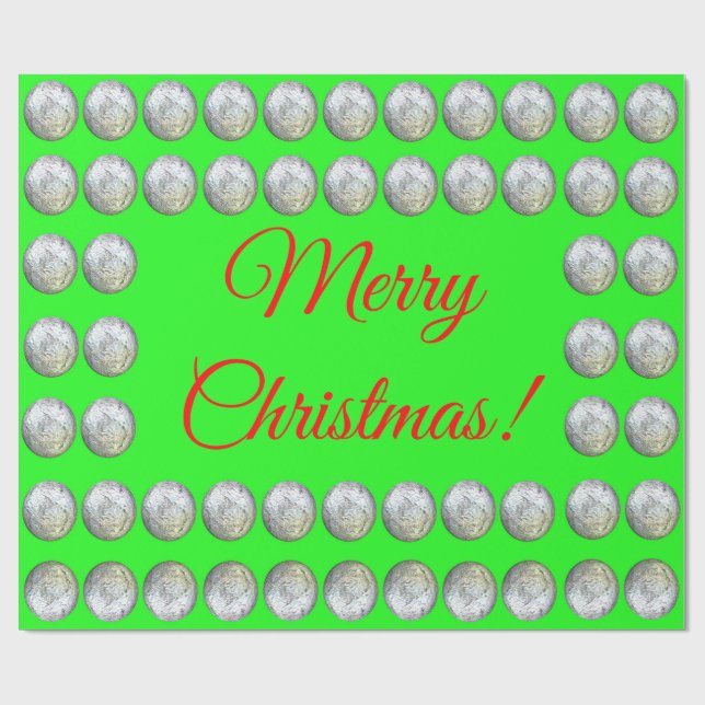 Cadeau Joyeux papier d'enveloppement de Noël (Plat)