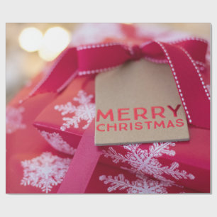 Cadeau Joyeux papier d'enveloppement de Noël