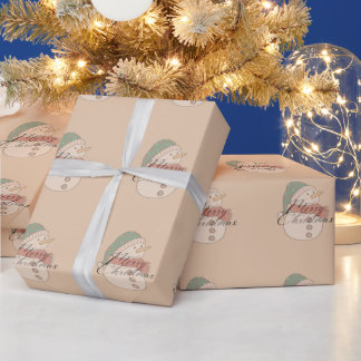 Cadeau Joyeux papier d'enveloppement de Noël
