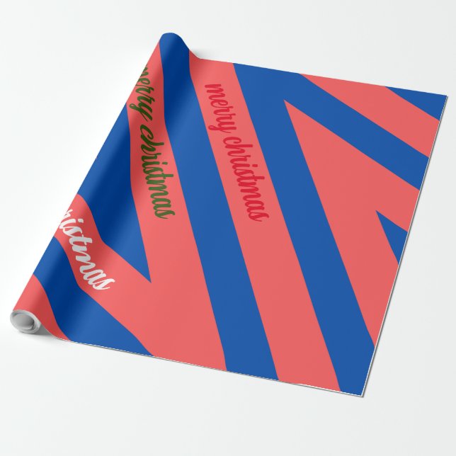 Cadeau Joyeux papier d'enveloppement de Noël (Déroulé)