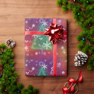 Cadeau Joyeux petit papier d'enveloppement de Noël