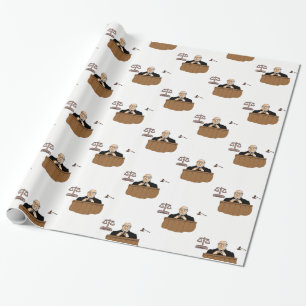 Cadeau Juge du papier d'emballage