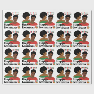 Cadeau Kwanzaa Notre racine Nos gens Envelopper du papier