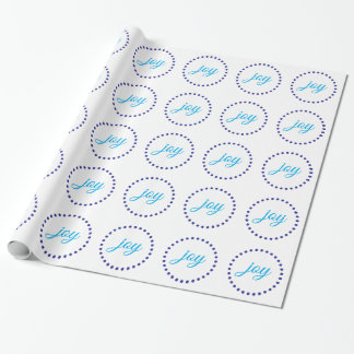 Cadeau La joie pointille le papier d'emballage de