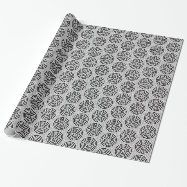 Cadeau LABYRINTH VII Papier d'enveloppement (Déroulé)