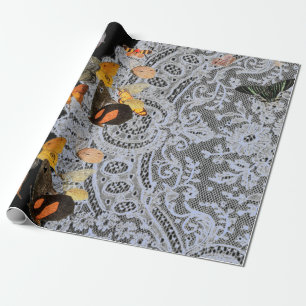 CADEAU LACE ANTIQUE AVEC PAPIER À BOUTEILLES