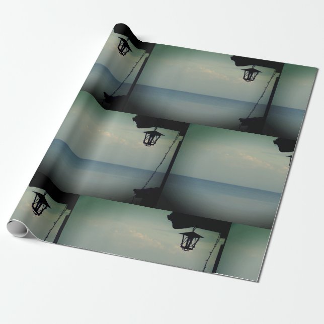 Cadeau Lanterne et papier d'enveloppement de mer (Déroulé)