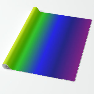 Cadeau L'arc-en-ciel colore le papier d'emballage de
