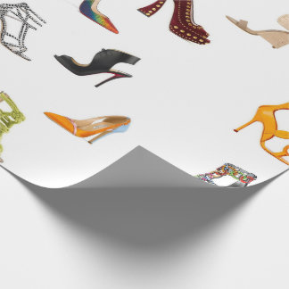 Cadeau Le noir de chaussures rouge pompe le papier