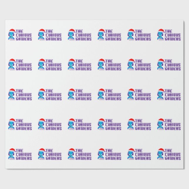 Cadeau Le papier d'emballage de Gamers curieux (Couture)