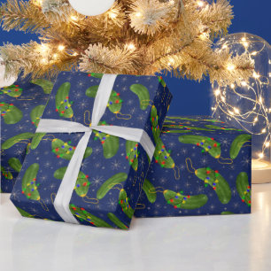 Cadeau Le papier d'enveloppement de marinade de Noël