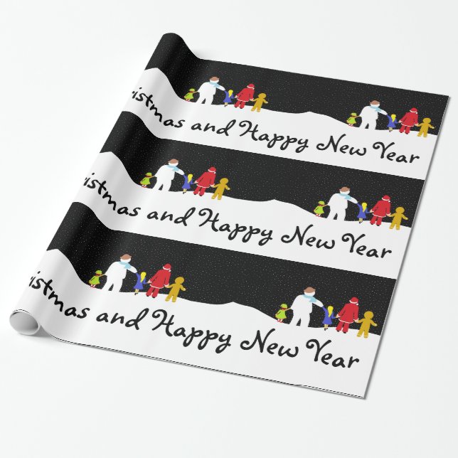 Cadeau Le papier d'enveloppement de Noël Gang (Déroulé)