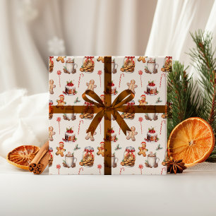 Cadeau Le papier d'enveloppement de Noël Noel le plus dou