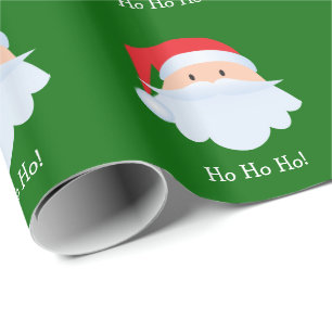 Cadeau Le Père Noël Ho Ho Ho Motif Enveloppement Papier