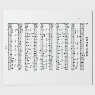 Cadeau Le premier papier d'emballage de Noel