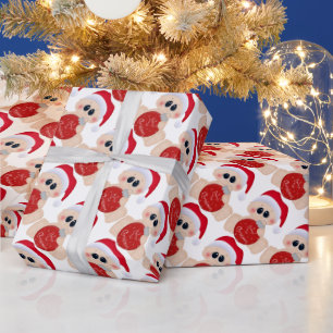 Cadeau le premier papier d'emballage de Noël pour bébé ga