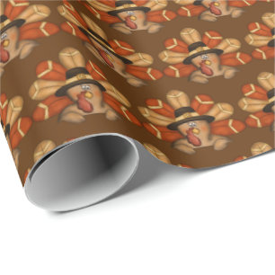 Cadeau Le Thanksgiving a couvert de tuiles le papier
