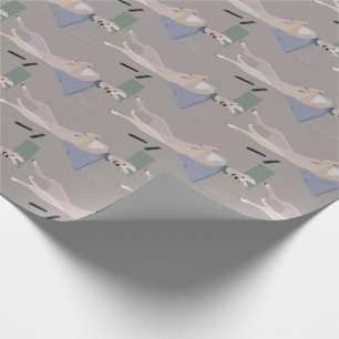 Cadeau Leo, le papier d'enveloppement Greyhound 30X6'