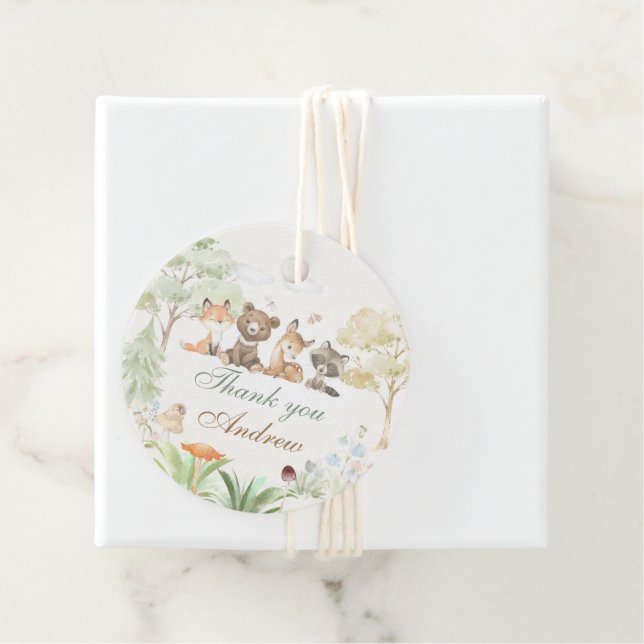 Cadeau Les animaux de bois Favoriser les étiquettes (En situation)