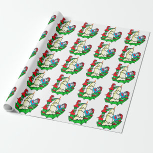 Cadeau LES ELVES DÉCORÉES papier d'emballage