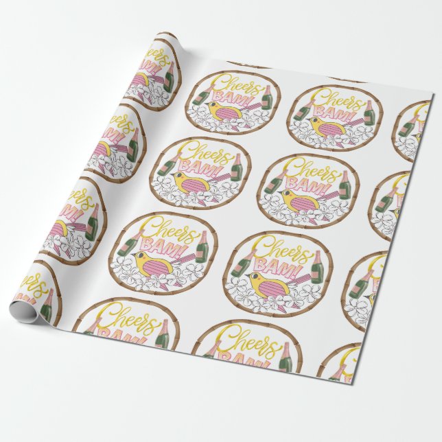 Cadeau LES FROMAGES BAM BIRD Papier Mahjong Cute! (Déroulé)