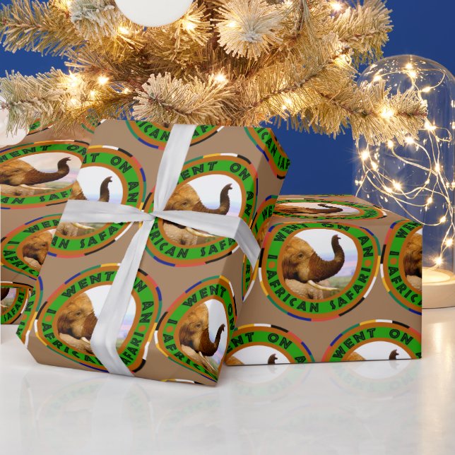 Cadeau Les senteurs d'éléphant Afrique Safari papier enve (Vacances)