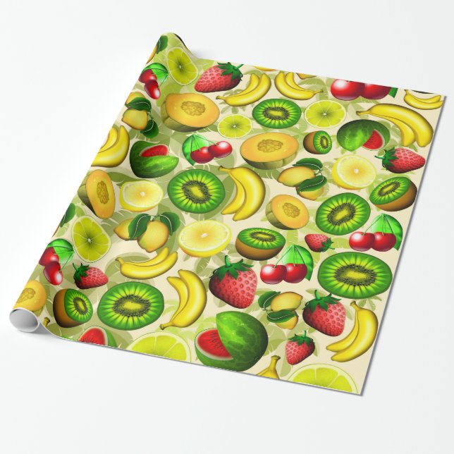 Cadeau L'été porte des fruits papier juteux de (Déroulé)