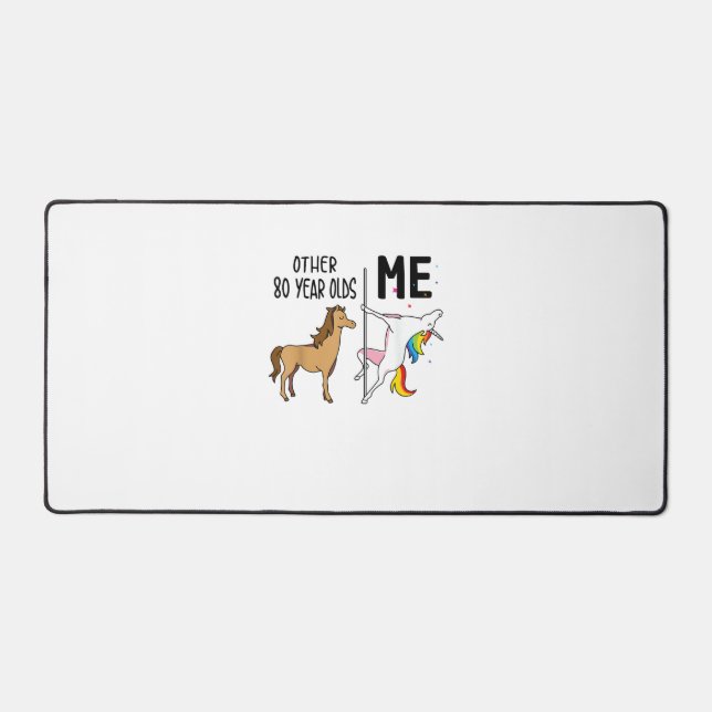 Cadeau licorne 80 ans et moi pour autre anniversai (Recto)