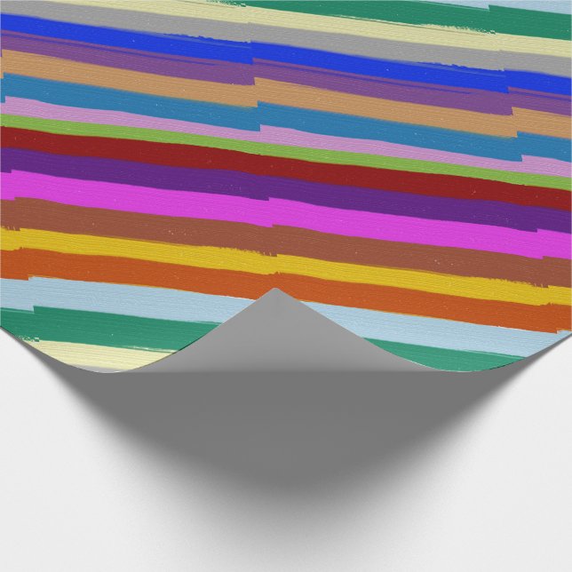 Cadeau Ligne graphique colorée motif de papier (Coin)