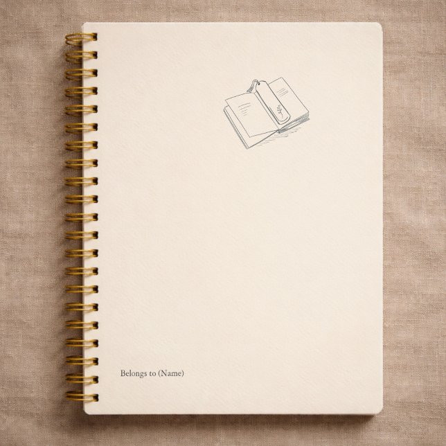 Cadeau littéraire d'art linéaire minimaliste pour  (Créateur téléchargé)