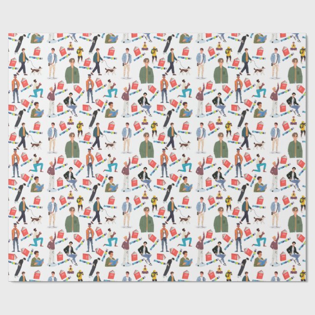 Cadeau Livre Boyfriend Wrapper Papier (Plat)