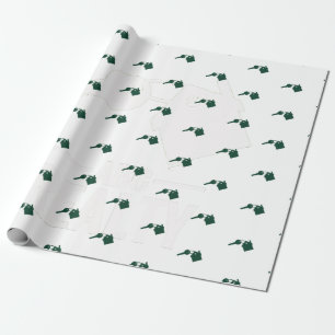 Cadeau Logo de l'agence immobilière Papier papier tissu