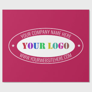 Cadeau Logo de l'entreprise personnalisé Texte Papier d'e