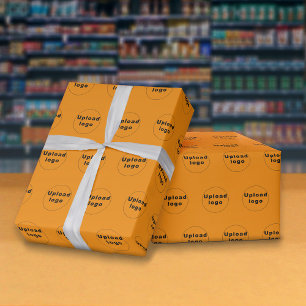 Cadeau Logo d'entreprise sans faille Papier d'enveloppeme