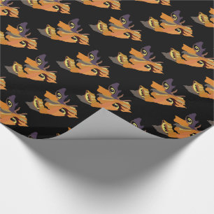 Cadeau Loup-garou classique, papier enveloppant d'Hallowe