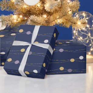 Cadeau Lumières Festives Scandinaves Papier d'enveloppeme