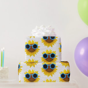 Cadeau Lunettes De Soleil Sur Papier D'Enveloppement De T