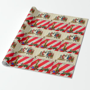 Cadeau Lutin de papier d'emballage de Noël